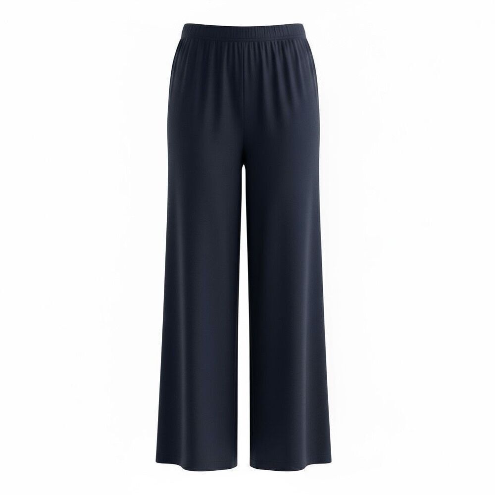 Jaclyn Smith Butter Soft Stretch‎ Lounge Pants Navy Blue Large